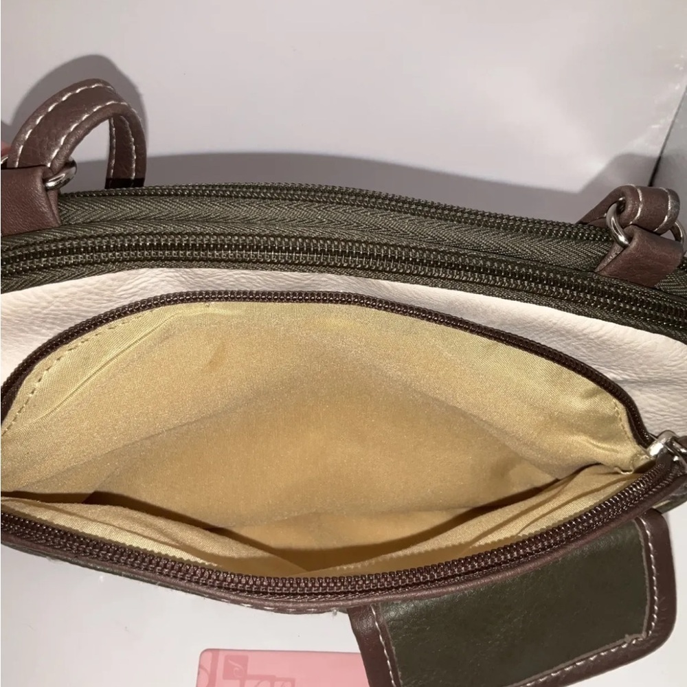 Stone Mountain USA Crossbody Purse Olive/Brown/Bone - Picture 7 of 14